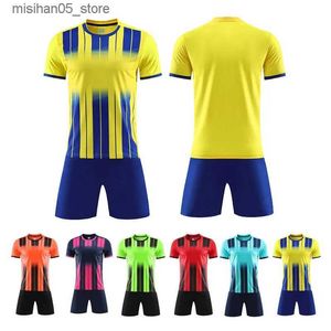 Maglie Maglia da calcio da uomo per adulti e bambini uniforme sportiva personalizzata set da donna per ragazzi da cinque persone che si allena su pista per bambini Q2403181