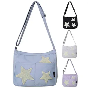 Shoulder Bags Women Multi Pocket Handbag Casual Cute Messenger Bag Adjustable Strap Y2K Crossbody Shopping Satchel