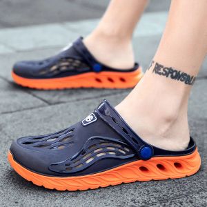 Sandals Men Slides Outdoor Mules Beach Men Clogs Slippers Men's Sandals Summer Men's Jelly Sandals Shoes Lightweight Casual Sandals