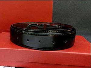 Smooth Leather Belt Luxury Belts Designer för män Big Buckle Male Chastity Top Fashion Mens Wholesale Ltd4