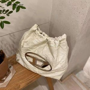 Cheap Wholesale Limited Clearance 50% Discount Handbag Large Capacity Dingdang Bag Garbage Womens New High-end Texture Tote Wandering Chain Bar Large