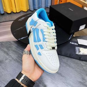 Couples Casual Leather Sports Shoes Fashionable Trendy Board Shoes Female Bone Shoes Luxury Designer 77w0