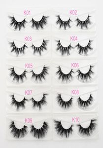 Mink rzęsy Fuluffy Cruety 100 3D NOINKSES 3D EYEYlash Vendor K Series Mink Lash2741936