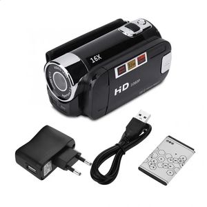 16MP 16X HD Digital Camcorder 720p Full HD 16MP Digital Video Camera 270 graders rotationsskärm 16x Night Shoot Zoom 240306