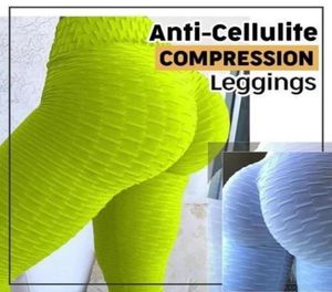 Leggings push up Pantaloni fitness da donna Leggings sportivi a vita alta Leggings anticellulite Allenamento Sexy Black Ladies56427275191440