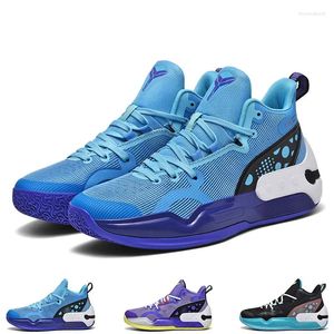 Scarpe da basket 2024 Scarpe da ginnastica comode da basket basse da uomo traspiranti per bambini Suola spessa