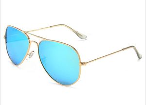 Óculos de sol de grife tops óculos de sol piloto de aviação de qualidade para homens mulheres com capa de couro preto ou marrom e varejo acce8762005