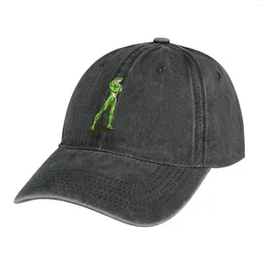 Berets Muscle Frog Is Getting Those Gains Cowboy Hat Designer Golf Man Anime Ladies Men's