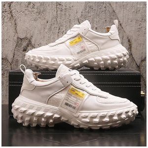 Casual Schuhe Echtes Leder Herren Aufzug Sport Zunehmende Höhe Bequeme Atmungsaktive Erhöhte Turnschuhe Für Mode Männer