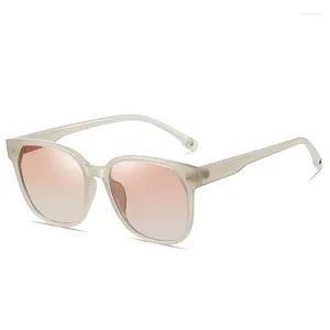 Sonnenbrille Damen Vintage Rosa Polarisiert Damen Herren Outdoor Quadratisch Damen