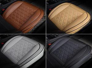 Bilstol täcker Front Cover PU läderbilar Kuddebilar Protector Universal Chair Pad Mat Auto Accessories7687233