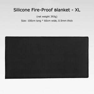 Mat Fireproof Grill Pad Heat Insulation Barbecue Fire Mat Easy To Clean High Temperature for Outdoor Camping for Ground Deck Lawn