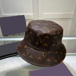 Mens Luxury Bucket Hats Designer Leather Hat For Women Fisherman Cap Casquette Beach Hats Sun Letters Fashion Flat Wide Brim Hat 243181bf