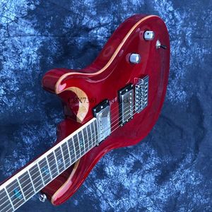 Classic Small Double Shake Vibrato System Character Electric Guitar Made of Solid Mahogany