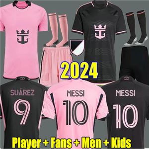 Suarez 2024 Inter Miami Soccer Jerseys Fans Player Messis Beckham Football Shirts Inter Miamis 24 25 Matuidi Higuain Trapp Pellegrini Pizarro FC Women Pirez Kit 2025
