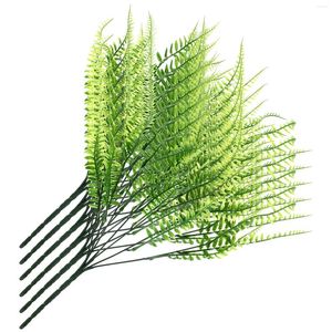 Decorative Flowers Artificial Ferns Fake Faux Greenery Stems Shrubs Bushes Home Office Garden Decoration Wedding Floral Arrangement