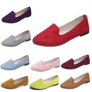 Mulheres confortáveis sapatos casuais treinador laranja preto vermelho amarelo roxo verde pêssego roxo rosa tênis ao ar livre tendências senhoras deslizamento plano trabalho sapato de maternidade A034