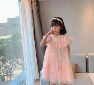 Newest Kids Girls Dress Summer Baby Girl pink Lace Princess Dresses Children Girls praty wedding clothing26797141353