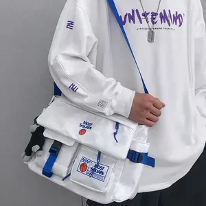 가방 옥스포드 트렌디 크로스 바디 가방 남성 어깨 일본 청소년 숙녀 대용량 핸드백 메신저 학생 패션