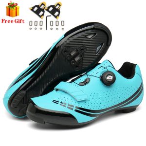 Boots 2021 Cycling Shoes Mtb Spd Road Bike Sneakers Cleat Nonslip Men's Mountain Biking Shoes Women Bicycle Footwear Speed Carbon