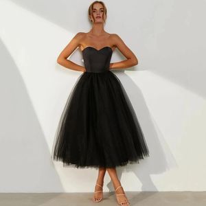 Özel Siyah Kısa Zarif Elbiseler Kadınlar İçin Gece Elbisesi Prom Elbisesi Resmi Partisi Lüks Uygun Durum Düğün Kadınları 240320