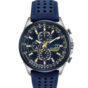 Orologio da uomo Top Luxury Business Orologio al quarzo da uomo Impermeabile Blue Angel World Cronografo Casual cinturino in acciaio Orologio da uomo 22042367