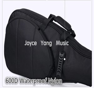 Astraea Black Electric Guitar Bag 600D Nylon Oxford 10mm tjock svamp Electric Guitar Soft Case Gig BOOL HOLES1111615