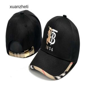 B HAT Baseball Cap British Plaid Mens Baseball Cap Stylish Summer Sun Protection Outdoor Sports Womens Cap Bur Hat Tdyh