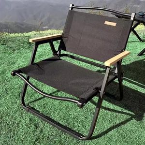 Camp Furniture European Small Beach Chair Iron Fishing Makeup Mobile Adults Park Individual Silla De Playa