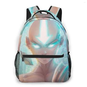 Рюкзак Aang Fan Digital Art Avatar для девочек и мальчиков, дорожный рюкзак, рюкзаки, школьная сумка для подростков