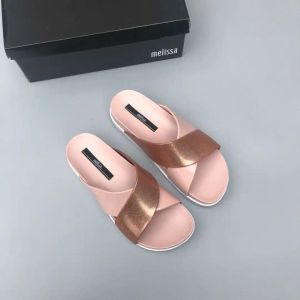 Flops Melissa Summer Adulto Jelly Shoes Högkvalitativa sandaler 2022 mode nya kvinnor geléskor Sandalia strandskor kvinnlig SM077