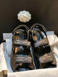 Designer-Sandalen, Herren-Damen-Sandalen, hochwertige Schieber, Kristall-Kalbsleder, Freizeitschuhe, gesteppt, Plateau, Sommer, bequem, Pool, Strand, lässige Mode