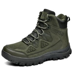 Stiefel hochwertige Militärarmee Herren Kämpfe Knöchelstiefel Taktische Outdoor -Wanderung männlich 3946 Arbeitssicherheitsschuhe Stiefel Sneaker für Männer