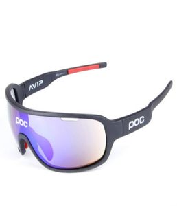 new POC 4 Lens Cycling Glasses Bike Sport Sunglasses Men Women Mountain Bicycle Cycle Eyewear lentes de sol para Outdoor Eyewear7495578