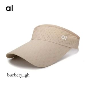 AL0LL Designer Cap Bola Boné Yoga Chapéu de Beisebol Moda Verão Mulheres Versátil Big Aloyoga Head Surround Show Face Pequeno Chapéu Sunvisor Use Chapéu de Língua de Pato para Viagens 526