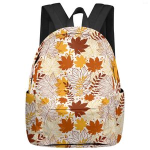 Ryggsäck Autumn Thanksgiving Texture Student School Bags Laptop Custom för män Kvinnliga resor mochila