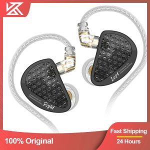 Hörlurar KZ AS16 PRO I EAR -trådbundna hörlurar 16BA Balanced Armature Hifi Bass Monitor Hörlurar Buller Avbrytande öronsnäckor Sport Headset