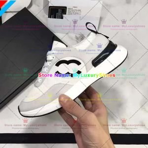 2024 Designer Running Shoes Chanelshoes Brand Channel Sneakers Womens Luxury Lace-Up Casual Shoes Classic Trainer SDFSF Fabric Suede Effect City GSFS 666