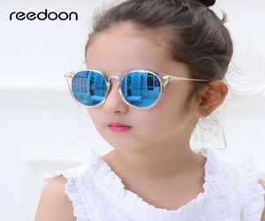 Reedoon Kids Solglasögon Fashion Polarized Mirror UV400 HD Lens Metal Frame Baby Eyewear Söt för Girls Boys Oculos Infantil 2958 C7942328