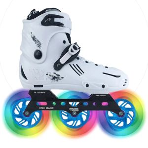 أحذية JK الأصلي الزلاجات الدوارة الزلاجات 3 × 110/125 أو 4 عجلات السرعة slalom انزلاق حرة التزلج الأطفال