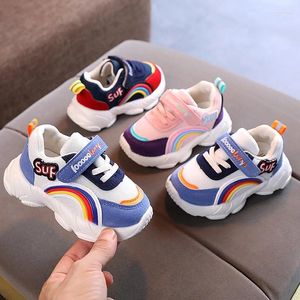 Casual Shoes Mesh Mesh Spring Autumn Oddychający Baby Miękki dół Toddler Girl Treakers