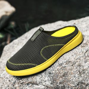 Sandals Men Shoes Summer Sandals Breathable Mesh Beach Sandals Outdoor Home Slippers Fashion Casual Beach Shoes