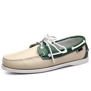 Erkekler Sıradan Ayakkabı Siyah Leisures Silvers Taupe Dlives kahverengi gri kırmızı yeşil yürüyüş düşük yumuşak çok deri erkek spor ayakkabılar açık eğitmenler tekne ayakkabıları nefes alabilir AA053