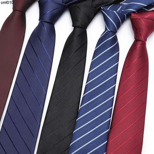 Cravatta di design Cravatta da uomo d'affari Abito da sposa Sposo Rosso Nero Lavoro Versione coreana Cerniera Hitman Gratis {category}