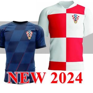 كرواتيا 2024 لكرة القدم قمصان اللاعب المشجعون نسخة الرجال Kids Kids Women 24 25 Modric Majer Croatie 2025 Gvardiol Kovacic Suker