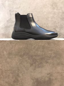 New Famous Winter Brand Stivaletti Alpinono da uomo Luxury Martin Booty Pelle scamosciata Marrone Nero Suola con aletta Uomo Stivali da moto neri Cool Party Dress Shoe Box