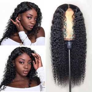 Synthetic Wigs 30 Corn Perm Long Curly Synthetic Wig Small African Wig HD Natural Color Black Womens Curly Hair Wig Daily Use Wig 240328 240327