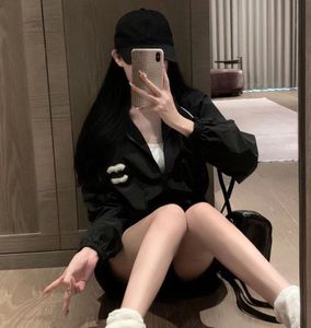 Embroidered Sports Two-piece Fashion Letter Pattern Long-sleeved Summer Loose Zipper Topcoat High Quality Women's Wear