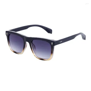Sunglasses Europe And The United States Male Rice Nail UV-resistant Square Frame Fashion Trend Female
