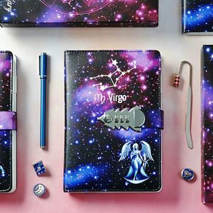 Diário diário doze caderno com bloqueio agenda planejador organizador bloco de notas manual kawaii presente aniversário a5 est 240311